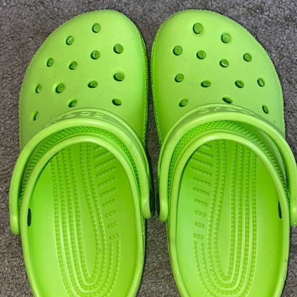 Bright green Crocs - Picture 1 of 3